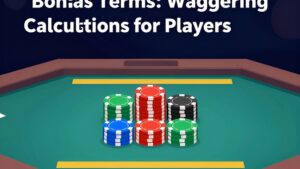 Схематичная иллюстрация процесса расчета вейджера для бонусов в live casino от Prosto Vital в Индонезии