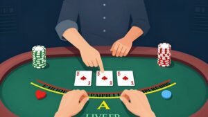 Схематичное изображение стратегий и анализа игры в Live Blackjack в онлайн-казино Prosto Vital