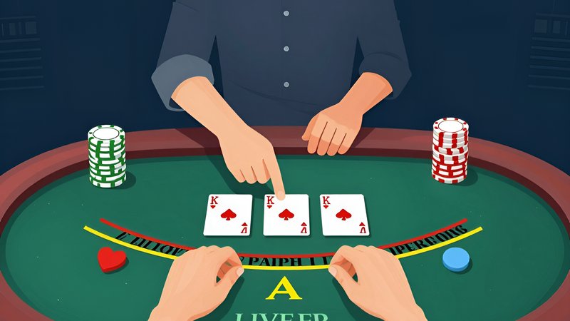 Схематичное изображение стратегий и анализа игры в Live Blackjack в онлайн-казино Prosto Vital